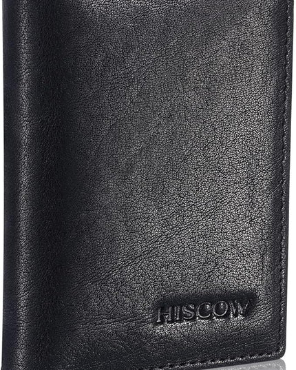 Leather Business Card Case Holder for Men & Women, Italian Calfskin