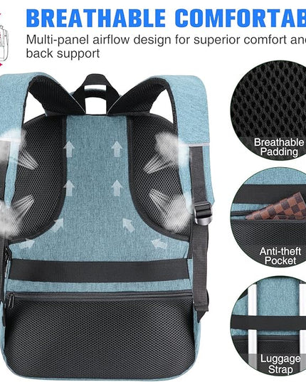 YAMTION School Backpack for Women and Teen Girls,College Bookbag Laptop Backpack Schoolbag with USB Port for High School College Students