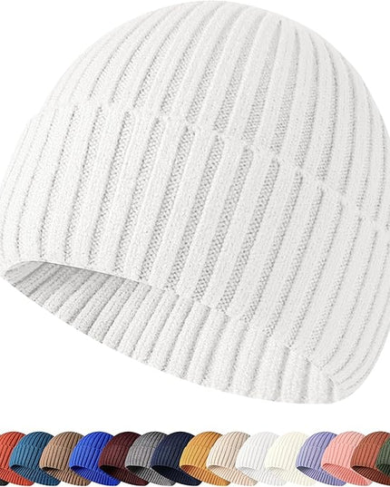 HiRui Knit Beanie for Men Women Kids, Winter Hats Warm Classic Daily Skull Caps