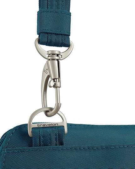Travelon Anti-theft Classic Slim Double Zip Crossbody