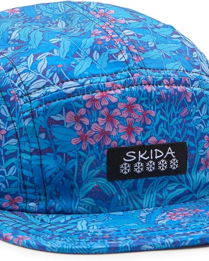 Skida 5 Panel Cap Outdoor UPF Sun Protection Wide Brim Camp Hat Running, Hiking, Golf, Pickleball, Beach Outings