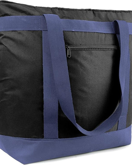 BeeGreen Cooler Bag Soft Leakproof Insulated Tote with Zipper for Beach Travel Grocery