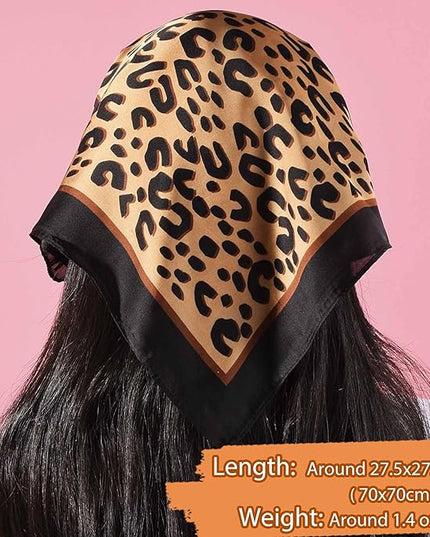 Dailyacc Hair Bandanas Scarf For Women Lightweight Fashion Neck Silk Satin Head Scarves For Sleeping Handbags Scarf