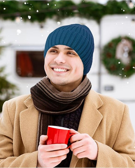 HiRui Knit Beanie for Men Women Kids, Winter Hats Warm Classic Daily Skull Caps