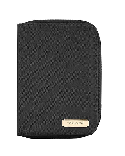 Travelon RFID Blocking Passport Zip Wallet