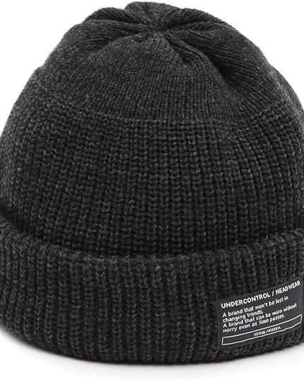 UNDERCONTROL Winter Trawler Fisherman Beanie Men Women Unisex Stylish Plain Docker Skull Hat Roll up Watch Cap Color Pack