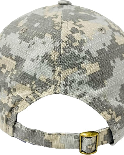 Roytrense Embroidered American Flag Unisex Baseball Cap (100% Cotton)