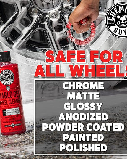 Chemical Guys CLD_997 Diablo Gel Oxygen Infused Foam Wheel and Rim Cleaner, Concentrated (Safe on All Wheel & Rim Finishes), for Cars, Trucks, SUVs, Motorcycles, RVs & More 128 fl oz (1 Gallon)