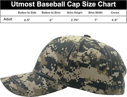 Utmost Structured Baseball Cap with Adjustable Closure - Performance Hat for Outdoor Activities