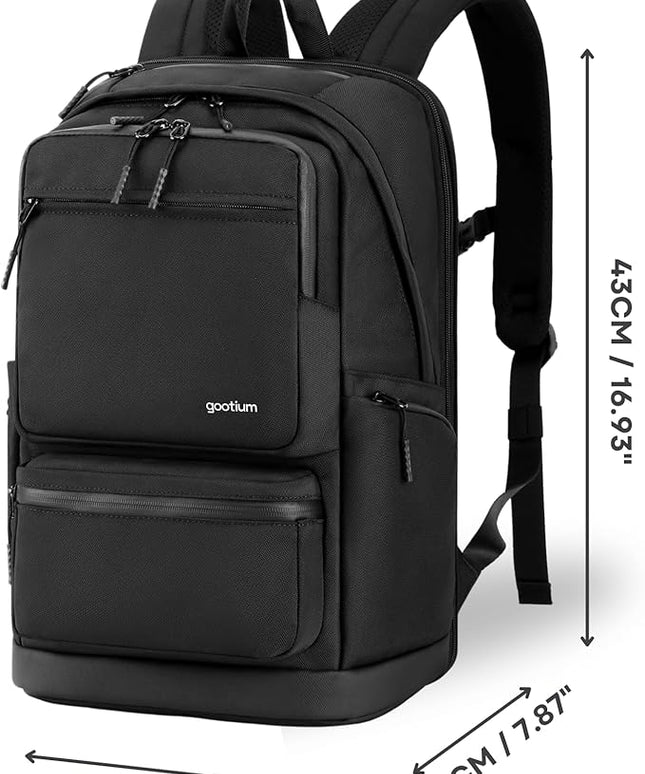 GOOTIUM Laptop Business Travel Backpack - TSA-Friendly Carry-On Luggage Boundless Collection Daypack for College, Commuting & Work | TSA-Friendly, Carry-On Luggage, for Business, Travel, for College, Commuting