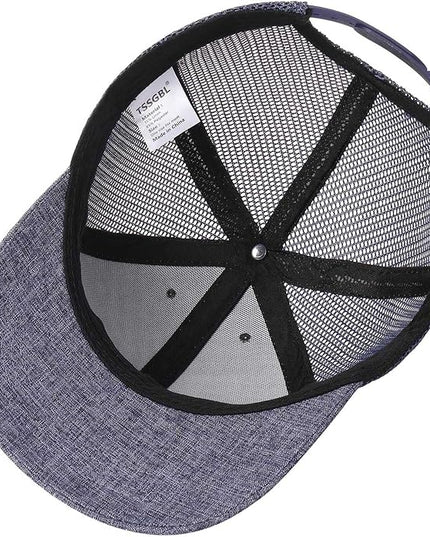 TSSGBL M, L, XL, XXL Snapback Trucker Hats Baseball Caps Adjustable Blank Mesh Back Ball Caps for Men Women