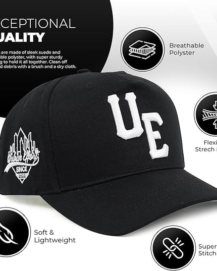 Urban Effort Vintage Trucker hat - for Men Women Baseball Hat - Trendy Sports Snapback Closure for Your Style & Outdoors