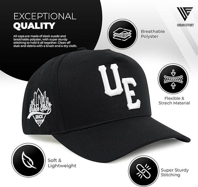 Urban Effort Vintage Trucker hat - for Men Women Baseball Hat - Trendy Sports Snapback Closure for Your Style & Outdoors