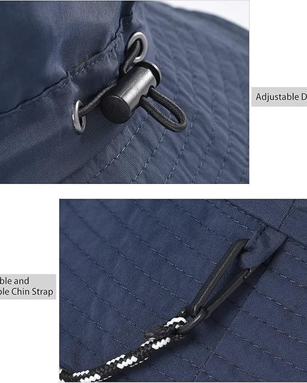 FEICUI Men Women Outdoor Bucket Hat Quick Dry Packable UV Protection Boonie Sun Hat