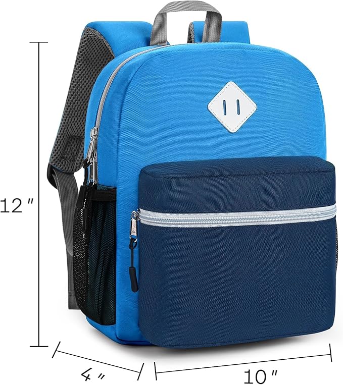 STEAMEDBUN Toddler Backpack Boy 2-4, Kids Backpack Boys, Preschool Daycare Travel Small- 12inch