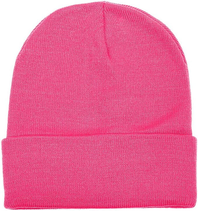 Gelante Unisex Beanie Cap Knitted Warm Solid Color and Multi-Color Multi-Packs
