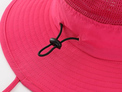 Home Prefer UPF50+ Mens Sun Hat Wide Brim Fishing Hat Womens UV Protection Cap Breathable Mesh Safari Gardening Bucket Hat