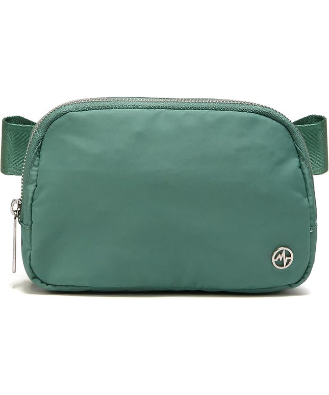 Pander Everywhere Belt Bag for Women, Fashion Waist Packs, Crossbody Bags with Adjustable Strap (Eucalyptus Green).