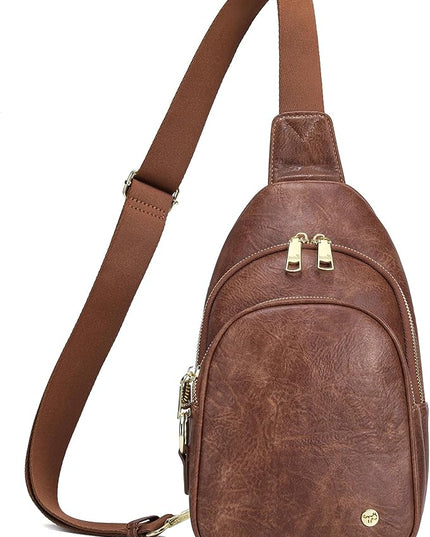 Anti Theft Crossbody Bags for Women Leather Sling Bag Cross Body Travel Purse Chest Bags Fanny Pack Gift Teen Girl
