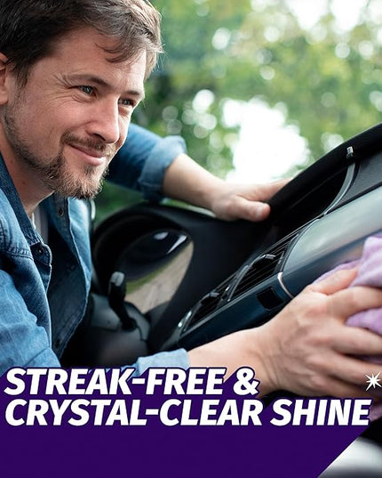 Windex Automotive Car Window and Glass Cleaner, Streak-Free Shine for Car Glass Exteriors, Tinted Windows, and Interior Electronics, 23 fl oz, (Pack of 2)
