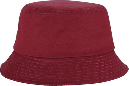 Umeepar Unisex Cotton Packable Bucket Hat Sun Hat Plain Colors for Men Women
