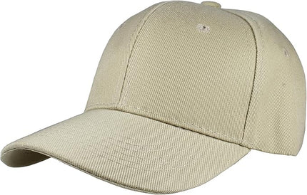 Gelante Adult Plain Baseball Cap Hat Classic Adjustable Size for All Seasons