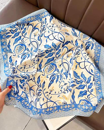 Neck Scarf For Womens Silky Head Scarves Hair Bandanas Square Scarf Fashion Accessories lightweight
