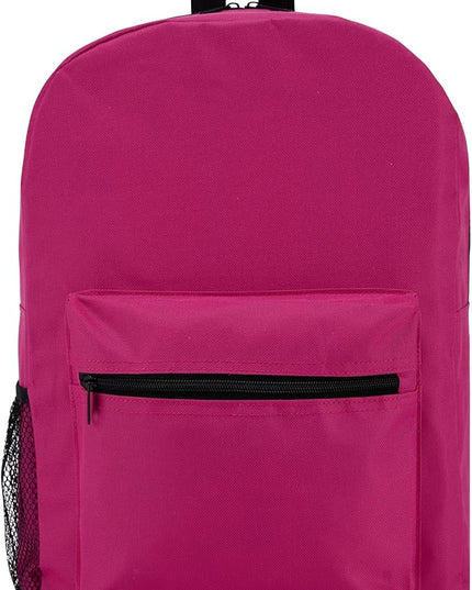 Yacht & Smith 12 Pack Backpack, Bulk 17 inch Lightweight Outdoor Travel Gym Corporate Events Bag