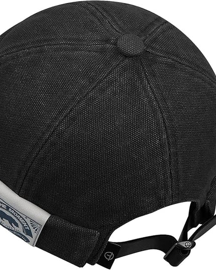 Croogo Denim Docker Hat Fashion Brimless Beanie Hat Retro Worker Skull Cap Rolled Cuff Sailor Cap Hip Hop Dancing Watch Cap