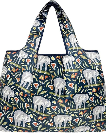 allydrew Large Foldable Tote Nylon Reusable Grocery Bags