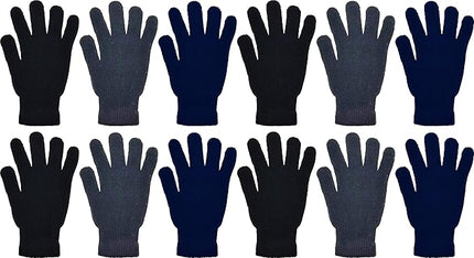 48x Winter Beanies & Gloves Combo Pack, Bulk Pack for Men Women, Warm Cozy Gift