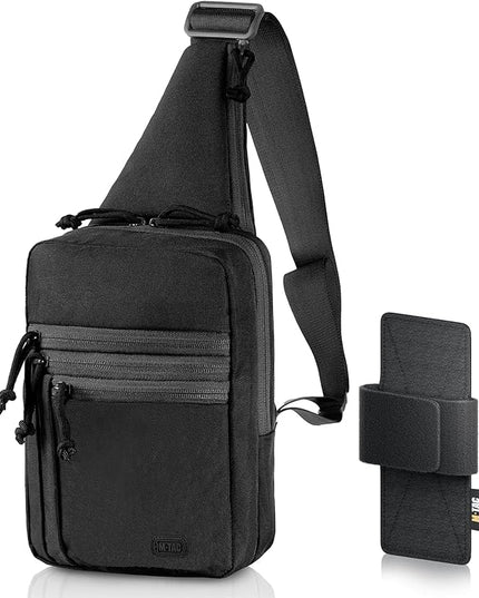 M-Tac CCW Sling Bag for Men & Women - EDC Shoulder Bag Tactical - Crossbody Concealed Carry Bag - Mens Chest Pack