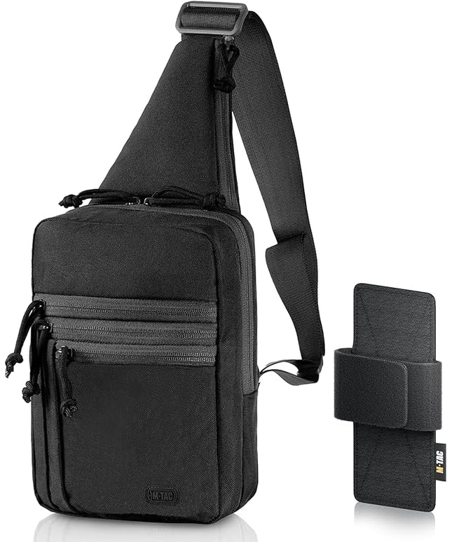 M-Tac CCW Sling Bag for Men & Women - EDC Shoulder Bag Tactical - Crossbody Concealed Carry Bag - Mens Chest Pack