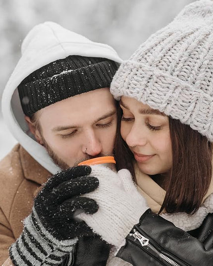 LYDTICK 30 Pack Winter Beanie Hats & Gloves Bulk for Men Women, Wholesale Cold Weather Warm Cozy Gift