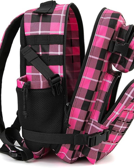 QT&QY 25L/45L Military Tactical Backpack For Men Molle Daypack 3 Day Bug Out Bag Hiking Rucksack With Bottle Holder