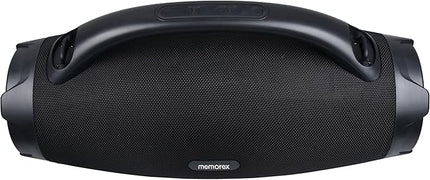 Memorex Rumbler Massive 12-Inch Bluetooth Party Speaker | 80W Powerful Sound | IP67 Waterproof & Dustproof | TWS Dual Pairing | Super Bass Mode | LED Rhythm Light Show | Rechargeable Battery (Black)