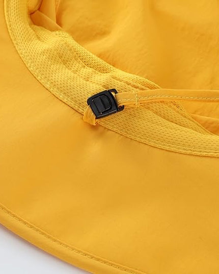 Home Prefer UPF50+ Mens Sun Hat Wide Brim Fishing Hat for Men UV Protection Womens Beach Bucket Hat for Golf Hiking Gardening