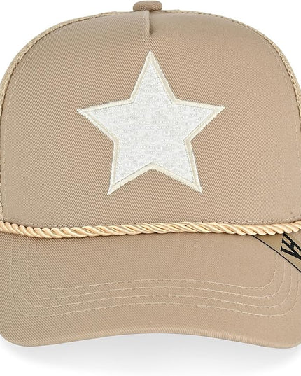 VINTAGE HAVANA Trucker Hats Women | Mesh Adjustable Snapback Hat | Men & Women Cute Trendy Fashion Baseball Cap