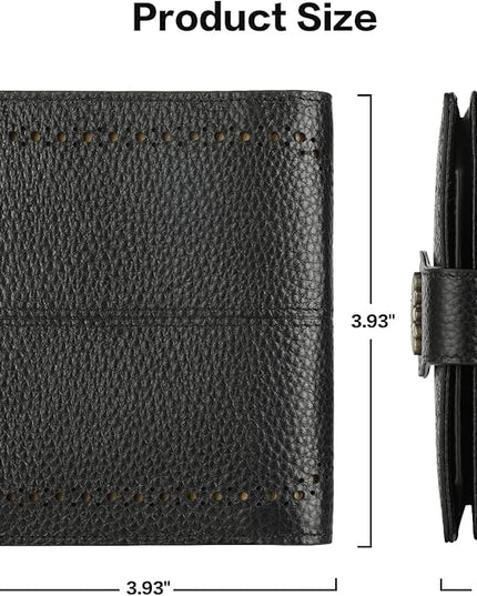 Lavemi Womens Leather Wallet Small Compact RFID Blocking Credit Card Case Purse with Zipper Pocket | Small, Compact, RFID Blocking, Zipper Pocket, Small, Compact