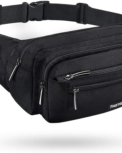FREETOO Waist Pack Bag Fanny Pack for Men&Women Hip Bum Bag with Adjustable Strap for Outdoors Workout Traveling Casual Running Hiking Cycling