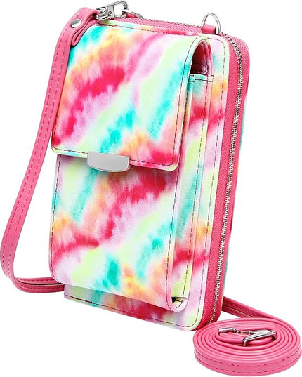KUKOO Small Crossbody Bag Cell Phone Purse Wallet with Credit Card Slots for Women