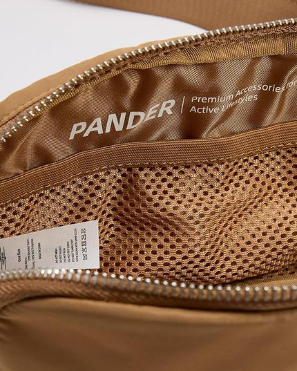 Pander Unisex Belt Bag Fanny Pack for Women with Adjustable Strap, Small Waist Pouch for Workout Running Traveling Hiking