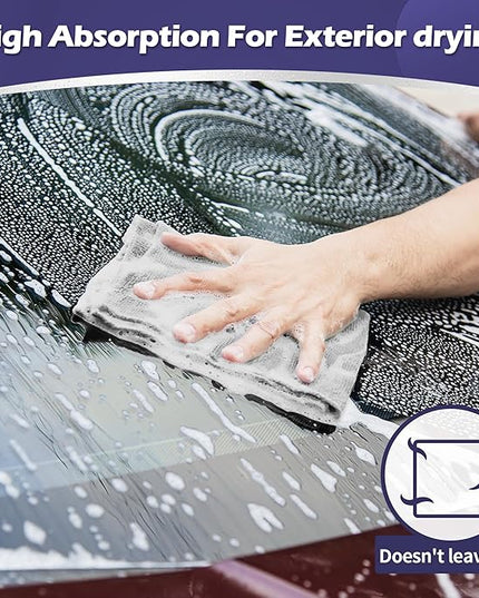 FIXSMITH Microfiber Cleaning Cloth Roll -75 Pack, Microfiber Towel Roll Tear Away, Reusable Cleaning Rags, Microfiber Towels for Cars, Dish Rags Dust Cloths for Kitchen, Home, Auto 11.5 x 11.5 inch