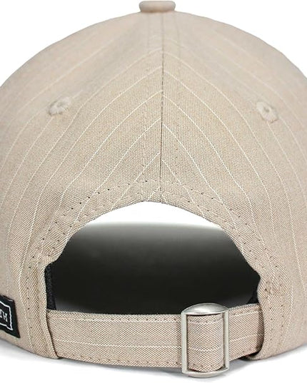 Fashion Baseball Hats for Men by King & Fifth | The Senna Baseball Cap with Low Profile & Menswear Fabric + Baseball Caps