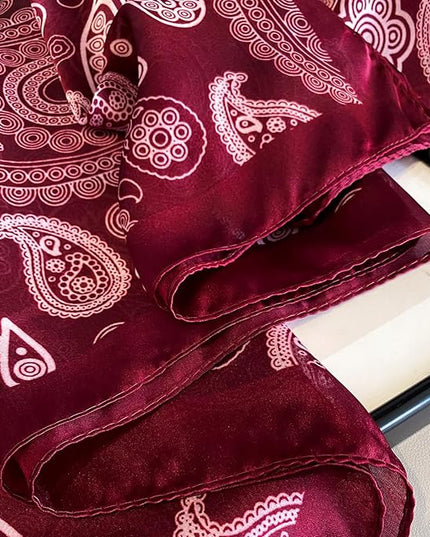 Silk Scarf Mulberry Silk Fashion Scarves Long Lightweight Shawl Wrap …