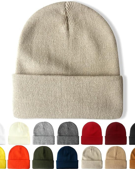 NPQQUAN Beanie for Men Women Winter Hats for Mens Beanie Cuffed Knit Beanies Skull Cap