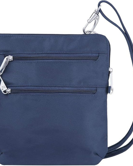 Travelon Anti-theft Classic Slim Double Zip Crossbody