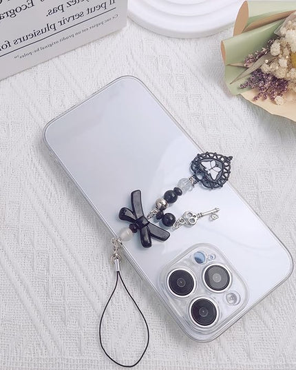 1-4PCS Cute Phone Charms Aesthetic Y2K Cell Phone Charms Strap Strawberry Butterfly Star PhoneCharm Y2K Accessories for Bag Keychain Airpods Camera Pendants Decor