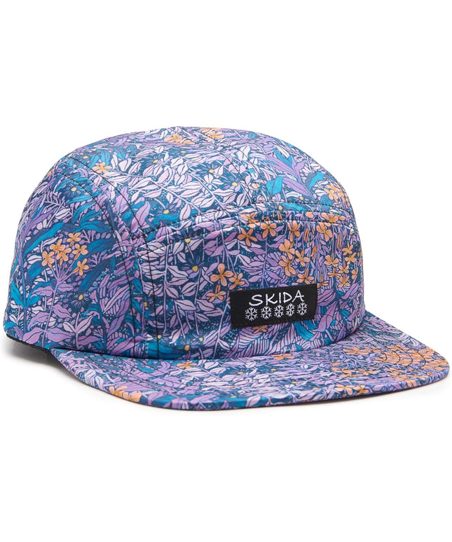 Skida 5 Panel Cap Outdoor UPF Sun Protection Wide Brim Camp Hat Running, Hiking, Golf, Pickleball, Beach Outings