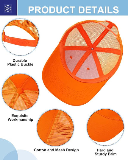 Coume Mesh Trucker Hats Bulk Sublimation Blank DIY Baseball Unisex Caps for Business Embroidery Sport Party Gift